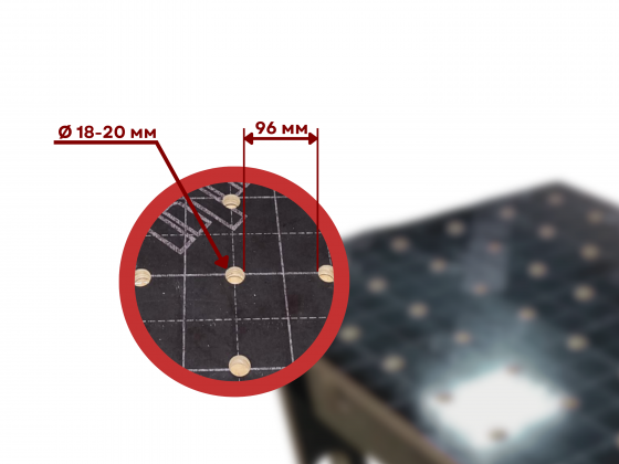 Верстак 600*800*18мм (Столешница + подстолье)