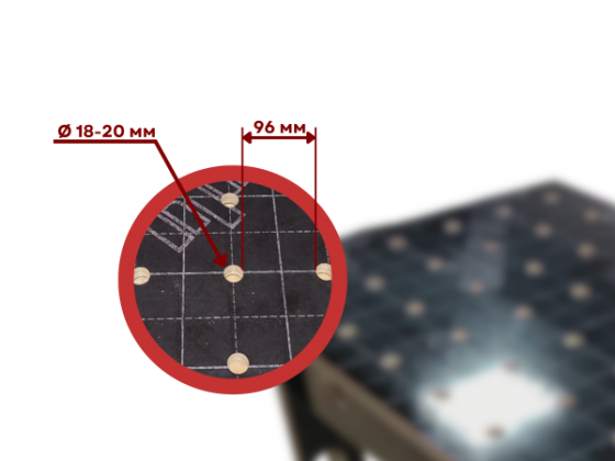 Верстак 400*800*18мм (Столешница + подстолье)