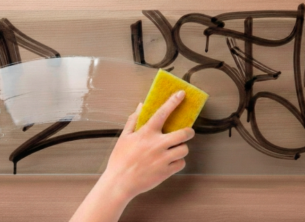 Монолитный поликарбонат антиграффити IRROX GRAFGARD, толщина 6 мм 1500*2000