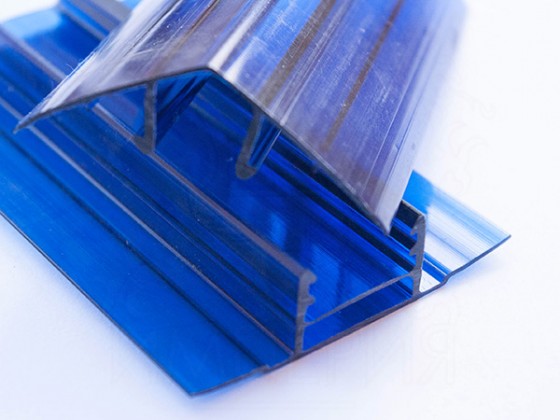 Профиль соединительный разъемный НРС 16 мм, синий