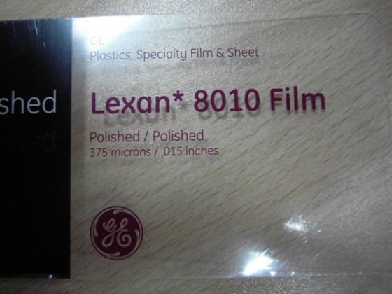 Поликарбонатная пленка LEXAN 8010 125мкм, бесцветная