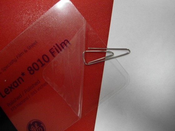 Поликарбонатная пленка LEXAN 8010 125мкм, бесцветная