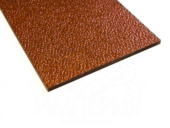 Монолитный поликарбонат с текстурой "Шагрень" толщина 1,8 мм, прозрачный 