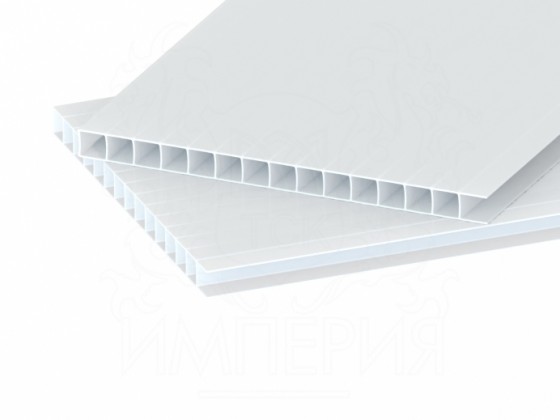 Сотовый поликарбонат IRROX толщина 16 мм, опал