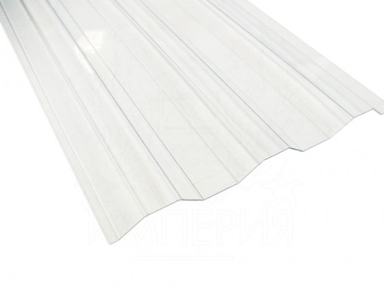 Профилированный поликарбонат Borrex толщина 1,3 мм, прозрачный
