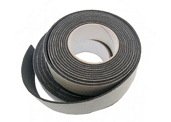 Уплотнитель вспененный (резина EPDM/ЭПДМ), 60мм, самоклеящийся | R.Y60.